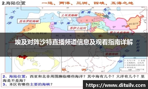埃及对阵沙特直播频道信息及观看指南详解