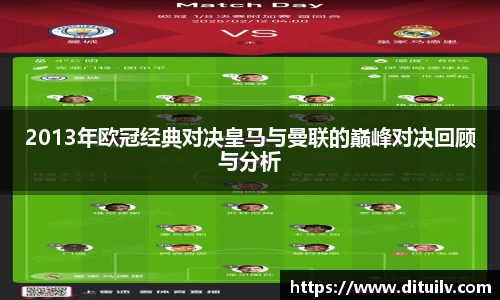 2013年欧冠经典对决皇马与曼联的巅峰对决回顾与分析