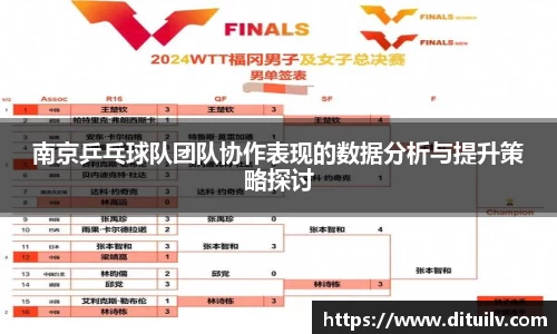 南京乒乓球队团队协作表现的数据分析与提升策略探讨